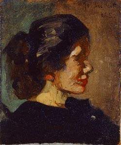 Portrett av Ellen Heath (olje på lerret) av Walter Richard Sickert