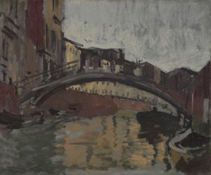San Trovaso, Venezia, ca. 1904 av Walter Richard Sickert