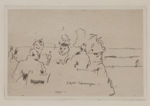 Scheveningen, Kaffeeklatsch (sladder) av Walter Richard Sickert