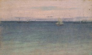 Seascape (olje på lerret) av Walter Richard Sickert