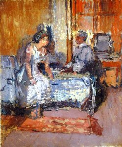 Shuttered Sunlight, ca. 1912 (olje på lerret) av Walter Richard Sickert