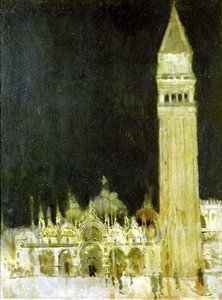 The Campanile, Venezia, ca. 1896-97 (olje på lerret) av Walter Richard Sickert