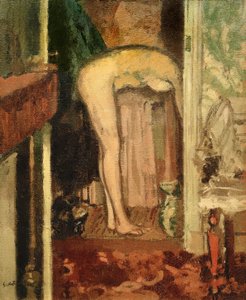 Kvinne som vasker håret av Walter Richard Sickert