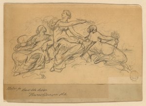 Handel (motiv for seddeldesign) av Walter Shirlaw