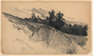 Landskap i Hastings, New York av Walter Shirlaw