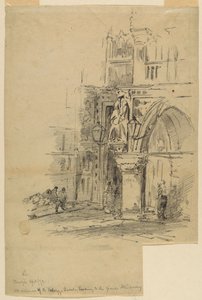 Porta della Carta, Palazzo Ducale, Venezia av Walter Shirlaw