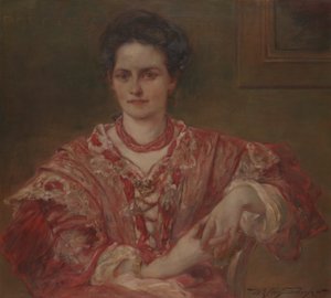 Portrett av Dorothea A. Dreier (1870 av Walter Shirlaw