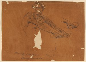 Studie for Bank Note Design av Walter Shirlaw