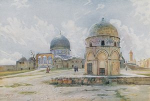 Morgen i Jerusalem: Omar-moskeen på den skyggefulle siden