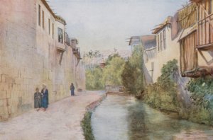 Bymurene og Barada-elven, Damaskus