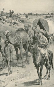 En Camel-Caravan, Vest-Australia av Walter Stanley Paget