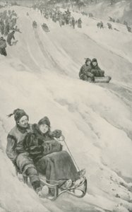 En akebakke i Canada av Walter Stanley Paget