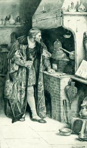 James IV som alkymist i laboratoriet sitt av Walter Stanley Paget