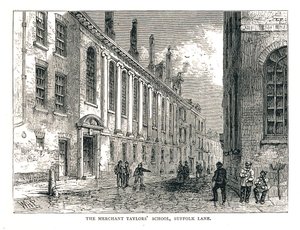 The Merchant Taylors School, Suffolk Lane, 1878 av Walter Thornbury