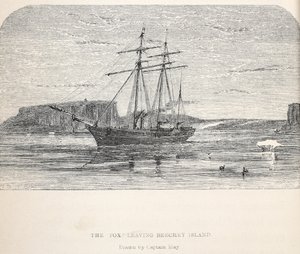 The Fox forlater Beachey Island, 1859 av Walter William May