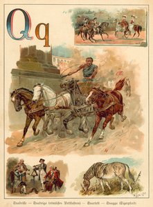 Bokstaven Q (chromolitho)