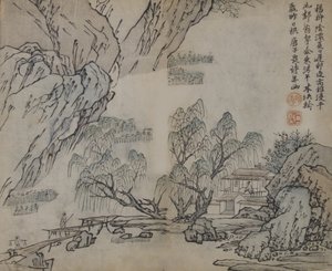 Blad fra Mustard Seed Garden Manual of Painting Jieziyuan huazhuan..., sannsynligvis 1878-utgaven.