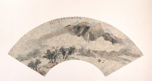 Landskap, 1800-tallet. av Wang Tingru