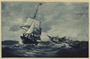 Vepsen og boltret seg (litho) av Warren Sheppard