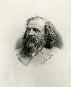 Portrett av Dmitri Ivanovich Mendeleev (Tobol'sk av Warwick (after) Brookes