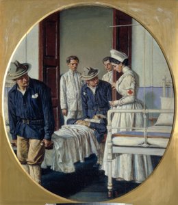 På et sykehus av Wassili W. Werestschagin