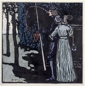 Avskjed - stor versjon av Wassily Kandinsky