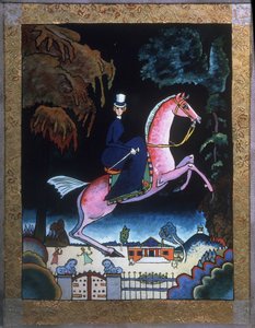 Amazone (Amazon). Oeuvre av Vassily Kandinsky (ou Wassily Kandinski eller Kandinskij av Wassily Kandinsky