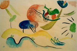 Akvarell nummer 2 av Wassily Kandinsky