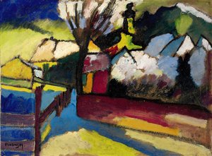 Høstlandskap med et tre Høstlandskap med et tre, 1910 av Wassily Kandinsky