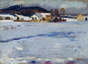 Nær Starnberg – Winter av Wassily Kandinsky