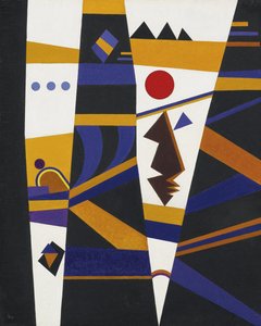 Binding av Kandinsky, Wassily Vasilyevich (1866-1944). Olje på lerret, størrelse: 70x60 av Wassily Kandinsky