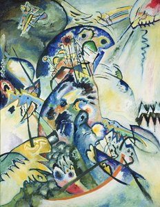 Blue Comb, 1917 av Wassily Kandinsky