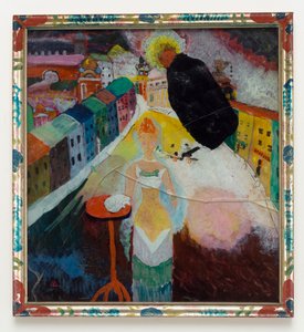 Dame i Moskva av Wassily Kandinsky