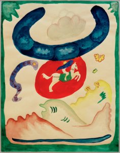 Design for omslaget til Almanac Der Blaue Reiter av Wassily Kandinsky
