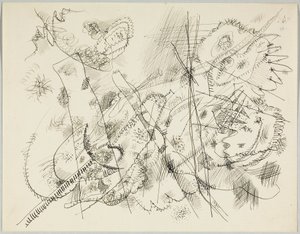 Utkast til en etsning av Wassily Kandinsky