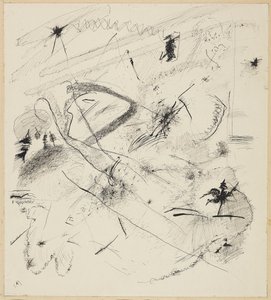 Utkast til "Black Lines" av Wassily Kandinsky