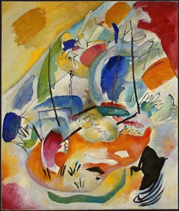 "" Improvisation ೩೧, Sea Battle "" Butte Nail Novel - Painter Day Vassily Kandinsky (au Vassily Kandinsky au Kandinsky) av Wassily Kandinsky