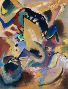 Liten studie til et veggmaleri for Campbell I, Høst II (?), 1914 av Wassily Kandinsky