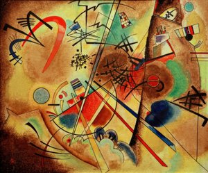 Liten drøm i rødt av Wassily Kandinsky