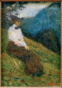 Kochel – Gabriele Münter av Wassily Kandinsky