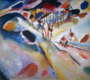 landskap av Wassily Kandinsky