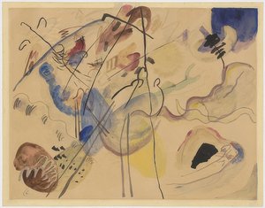 Uten navn. 1911-12 av Wassily Kandinsky