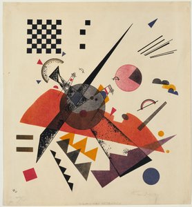 ""Orange"" Litografi av Vassily Kandinsky (eller Wassily Kandinsky eller Kandinskyj av Wassily Kandinsky