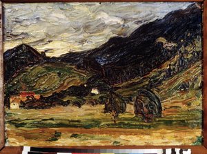 ""Landskap"" Maleri av Vassily Kandinsky (eller Wassily Kandinsky eller Kandinskyj av Wassily Kandinsky