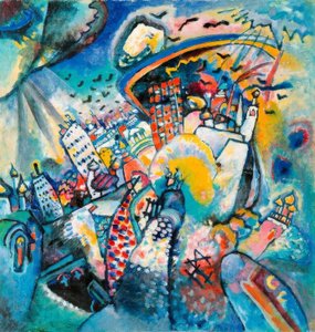 rød firkant av Wassily Kandinsky