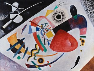Rød flekk II av Wassily Kandinsky