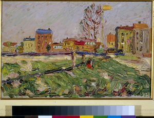 ""Schwabing, München"" Maleri av Vassily Kandinsky (eller Wassily Kandinsky eller Kandinskyj av Wassily Kandinsky