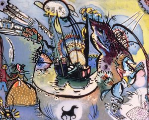 Havnen, 1916 av Wassily Kandinsky