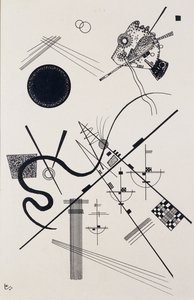 Uten tittel (Tegning 4); Uten tittel (Dessin 4) av Wassily Kandinsky
