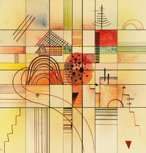 Varierte rektangler av Wassily Kandinsky